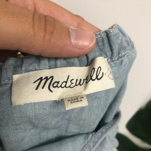 Madewell Chambray Cami - Picture 6 of 8